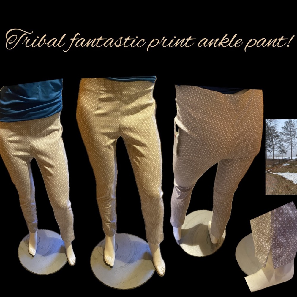 Tribal fantastically fun ankle pants!